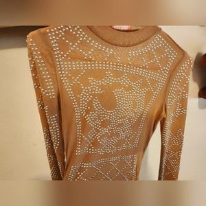 Women's body suit sheer